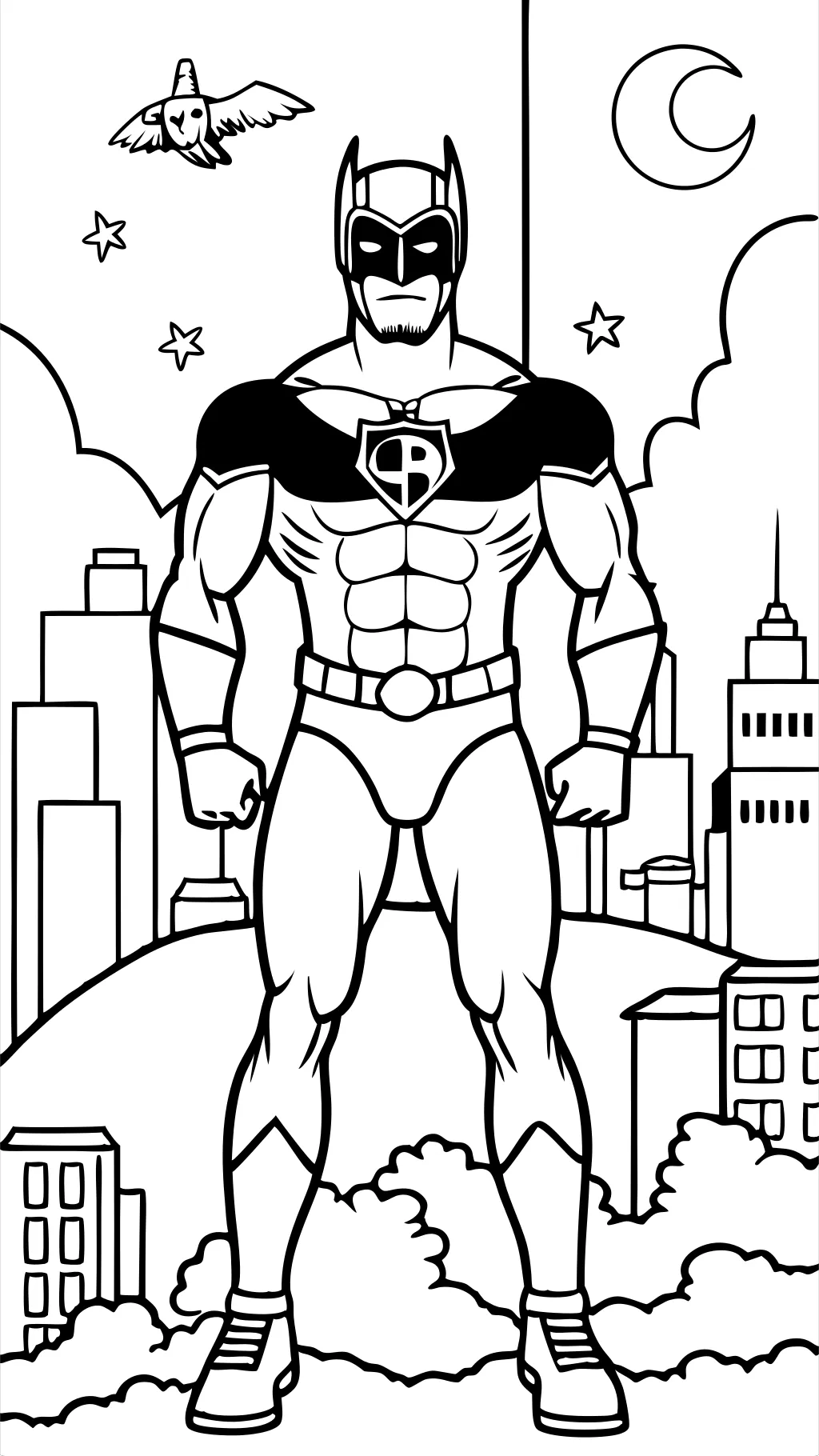 superheroes coloring pages